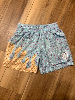 Baseball Lifestyle 101 Ice Cream Cone Print Blue shorts